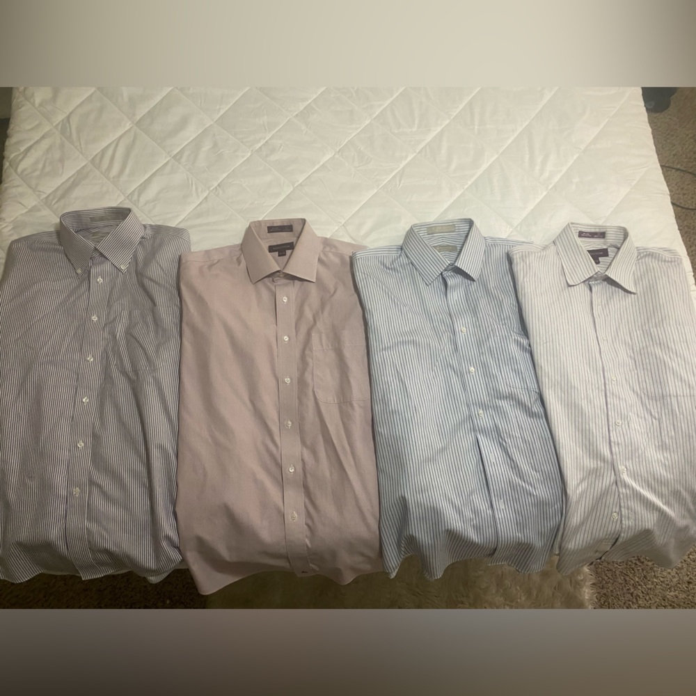 Nordstrom Mens Dress Shirts (Set of 4)